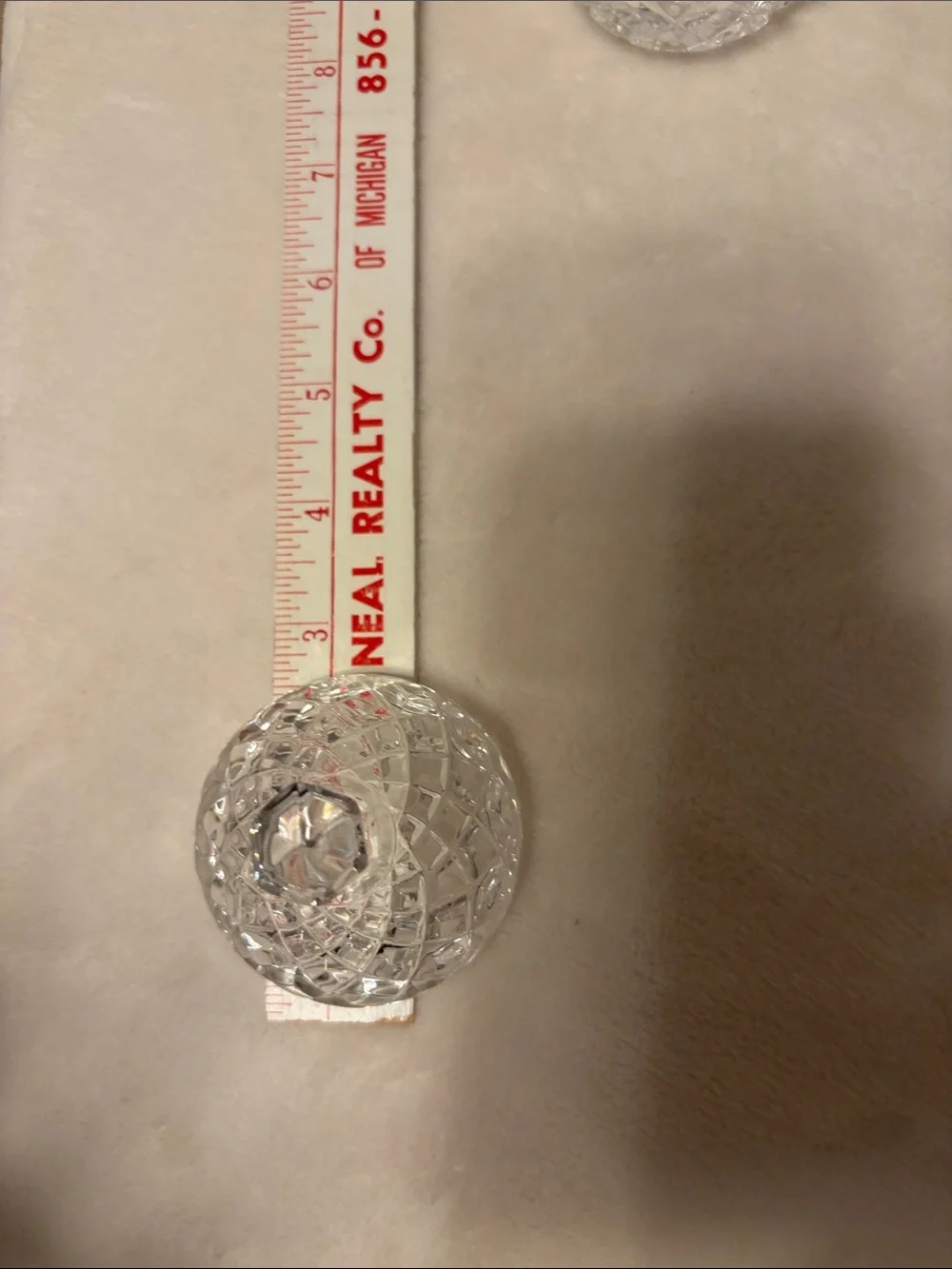 Crystal trinket or jam jar